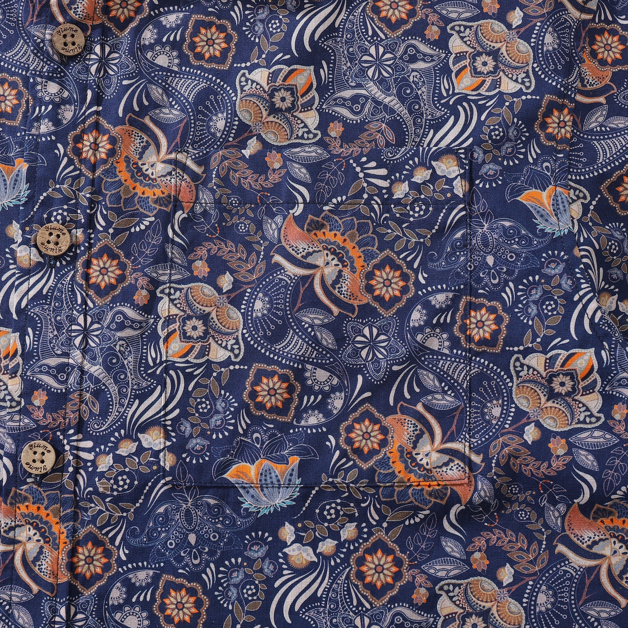 Men's Hawaiian Shirt Floral Series 4 Print Cotton Button-down Short Sleeve Aloha Shirt