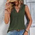 V-Neck Top for Women – Casual Loose-Fit Summer Blouse
